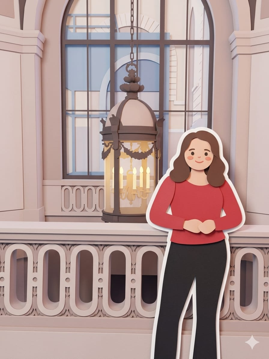 @josh · Paper-cut original